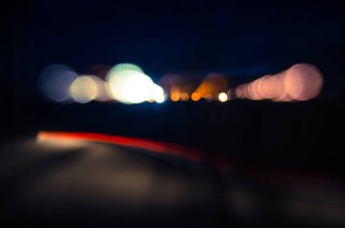 gece ışıklar şehir