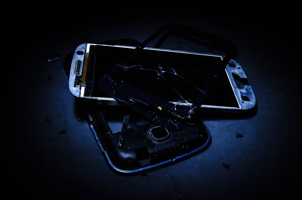 Shattered cell phone