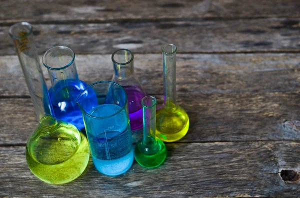 Flasks and beakers — Stock Photo, Image