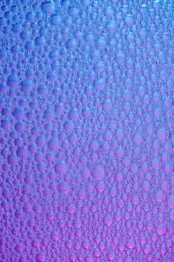 Kabarcıkların soyut arkaplanı