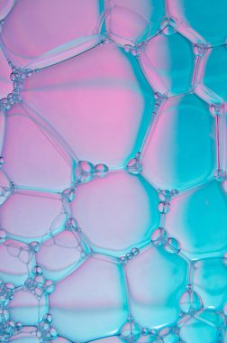 Kabarcıkların soyut arkaplanı