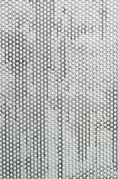 Fundo abstrato de bolas de ferro branco — Fotografia de Stock
