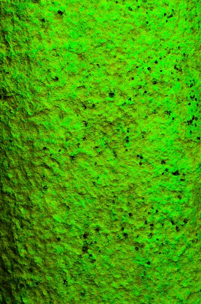 Metallo verniciato di colore verde brillante — Foto Stock