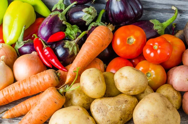 arka plan ile taze sebze