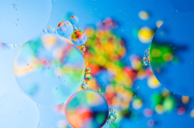 Arka plan petrol daireler renkli arka plan üzerinde