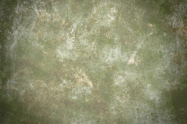 Abstract vignette green background.Concrete or metal surface. — Stock Photo, Image