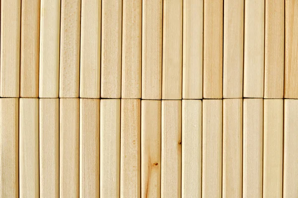 Achtergrond van houten strak gevouwen rechthoekige bakstenen. — Stockfoto