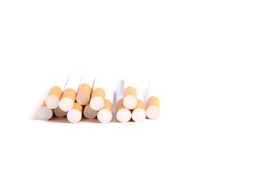 Sigara beyaz arka plan, sigara içmenin zararları