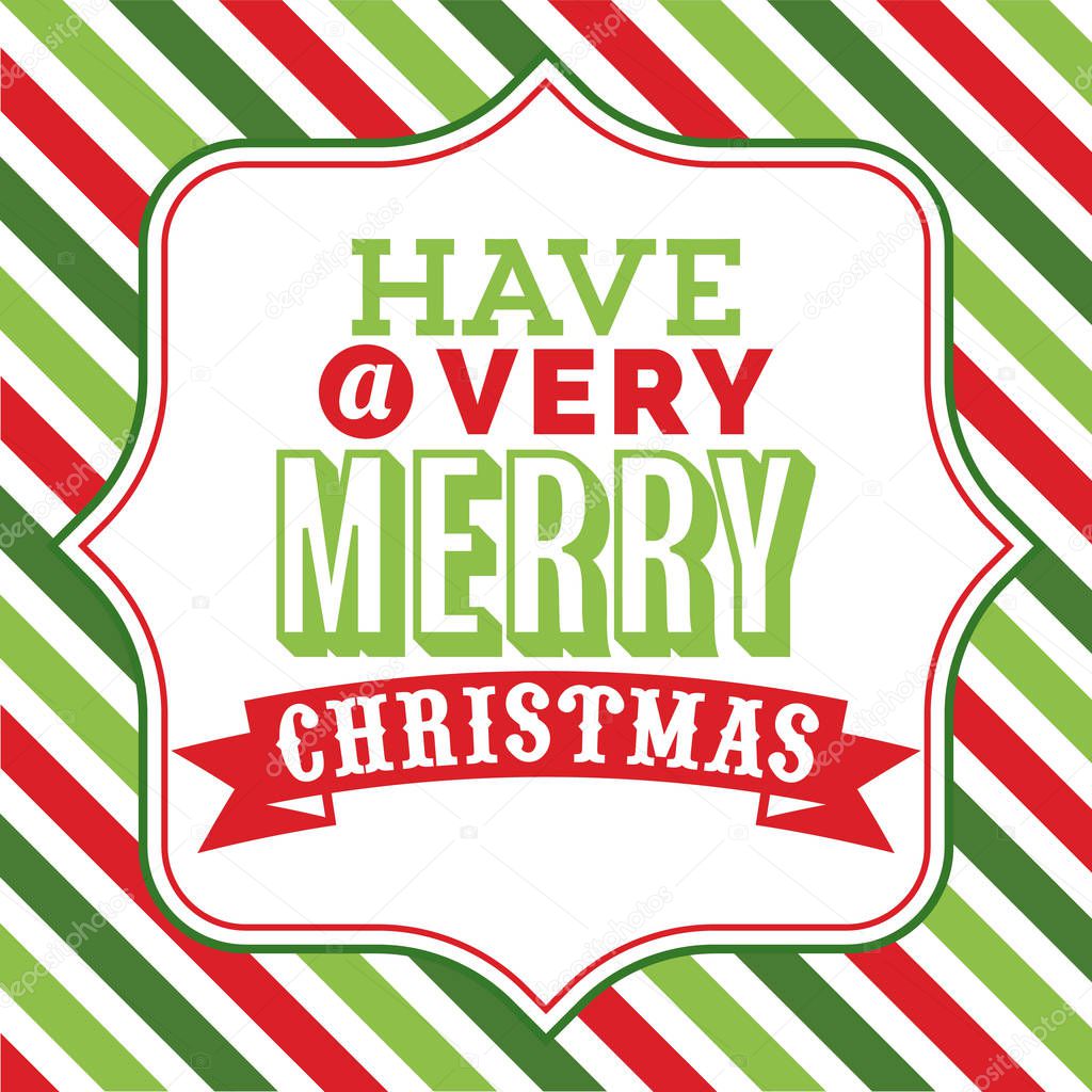 Have a very merry christmas sayings word art