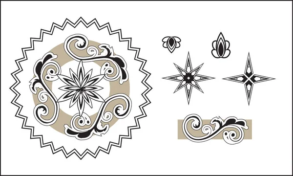 Patrón ornamento árabe — Vector de stock