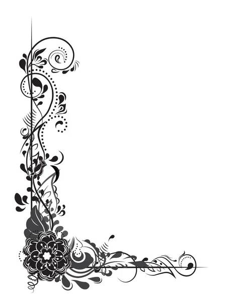 Motif fleur blace — Image vectorielle