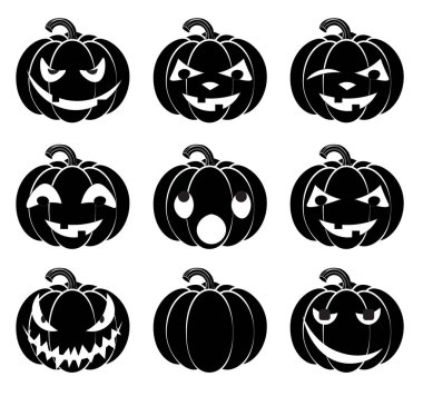 Kabak gülümseme siyah