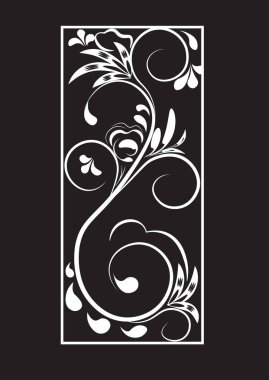 beyaz çiçek deseni