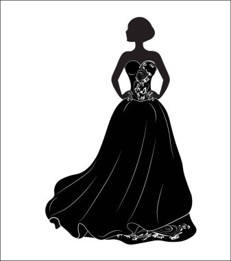 Gelinlik giymiş gelin