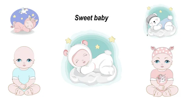 Baby set — Stock Vector