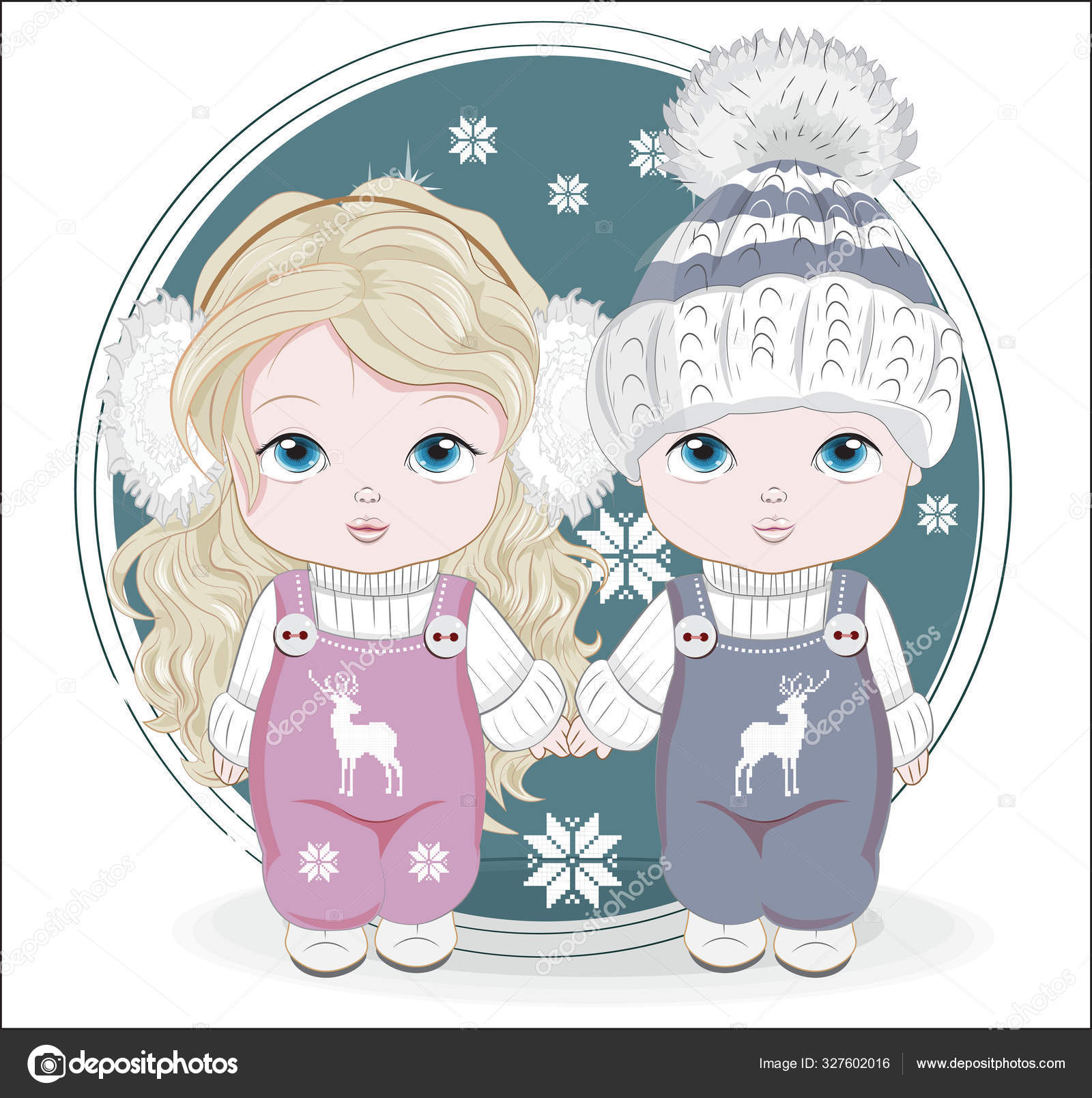 Baby Boy And Girl Stock Vector Image By C Lollitta Baby Boy And Girl Stock Vector Image By C Lollitta