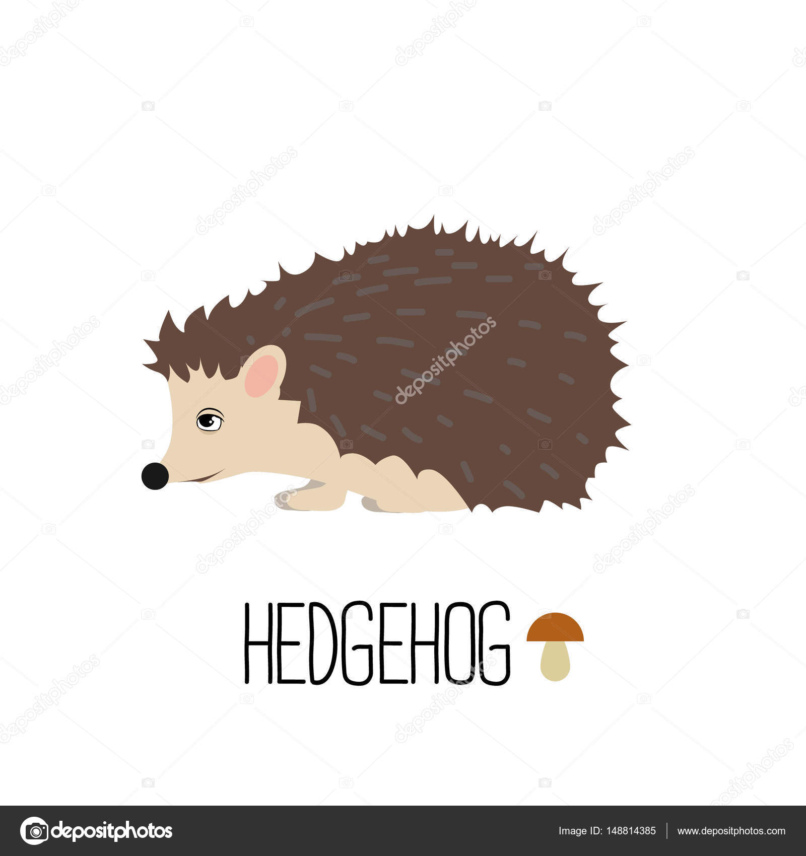 無料イラスト画像 無料ダウンロードハリネズミ イラスト かわいい