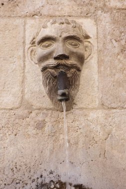 Scanno, İtalya - 12 Ekim 2019: Scanno Abruzzese kasabası