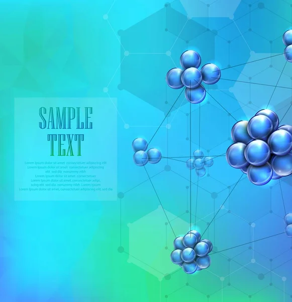 分子背景概念 — 图库矢量图片