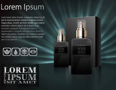 Paket kutu ile erkek parfüm