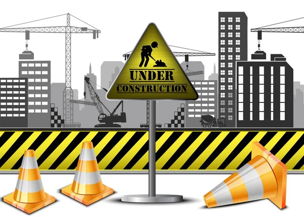 Under construction concept — Stock Vector