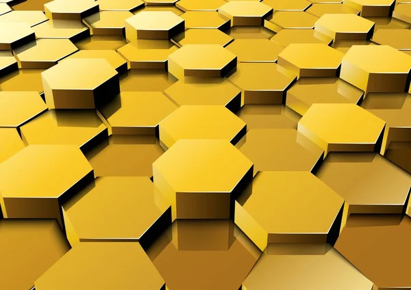 Perspektif altıgen arka plan