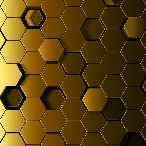 Fondo hexagonal abstracto — Vector de stock