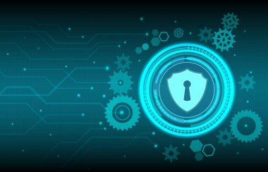 Soyut teknoloji kavramı arka plan vektör çizim