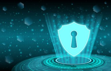 Soyut teknoloji kavramı arka plan vektör çizim