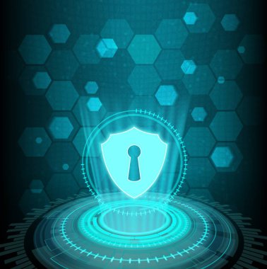 Soyut teknoloji kavramı arka plan vektör çizim