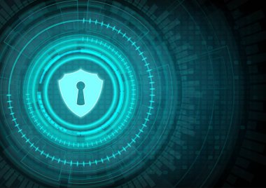 Soyut teknoloji kavramı arka plan vektör çizim