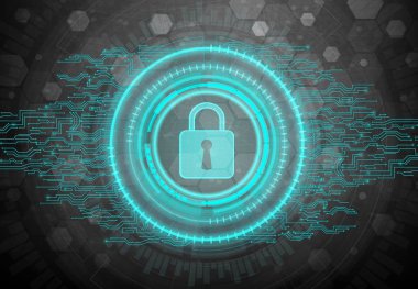 Soyut teknoloji kavramı arka plan vektör çizim