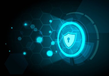 Soyut teknoloji arkaplanının vektör çizimi