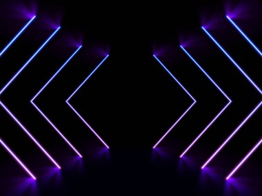 Mavi ve mor görüşlü soyut arkaplan 