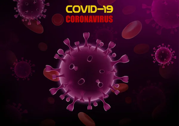 Vector Illustratie Van Illustraties Concept Coronavirus Ziekte Covid — Stockvector