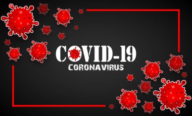 İllüstrasyon konsepti koronavirüs hastalığının vektör çizimi COVID-19