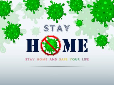 İllüstrasyon konsepti koronavirüs hastalığının vektör çizimi COVID-19