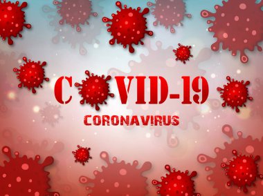 İllüstrasyon konsepti koronavirüs hastalığının vektör çizimi COVID-19