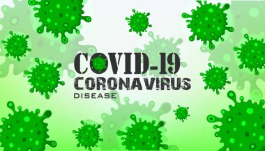 İllüstrasyon konsepti koronavirüs hastalığının vektör çizimi COVID-19