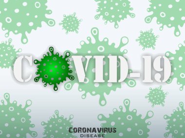 İllüstrasyon konsepti koronavirüs hastalığının vektör çizimi COVID-19