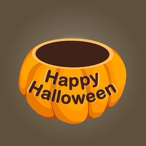 Feliz Halloween Vector de calabaza — Vector de stock