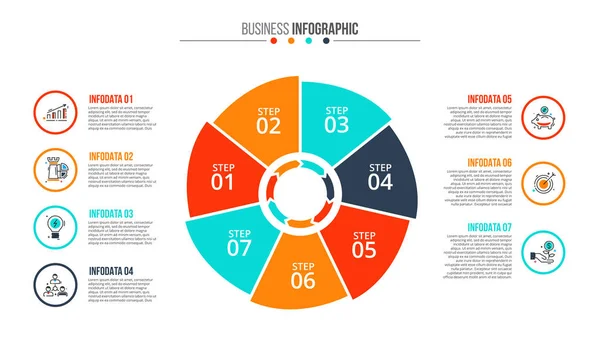 Kreativní koncept pro infografiku. — Stockový vektor