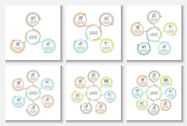 Kreatives Konzept für Infografik. — Stockvektor