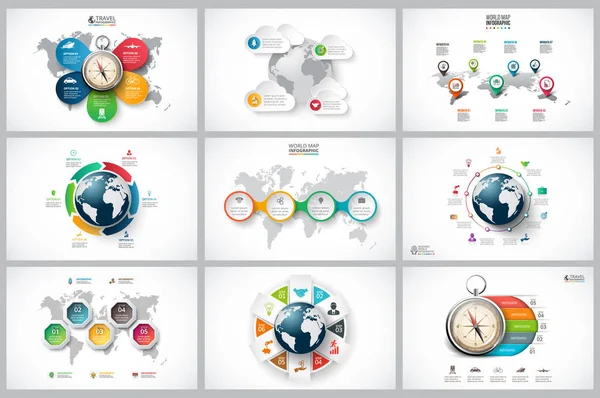 Visualização de dados de negócios. —  Vetores de Stock