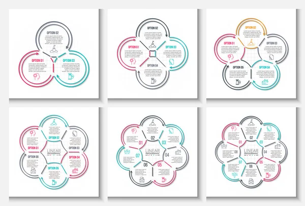 Kreatives Konzept für Infografik. — Stockvektor