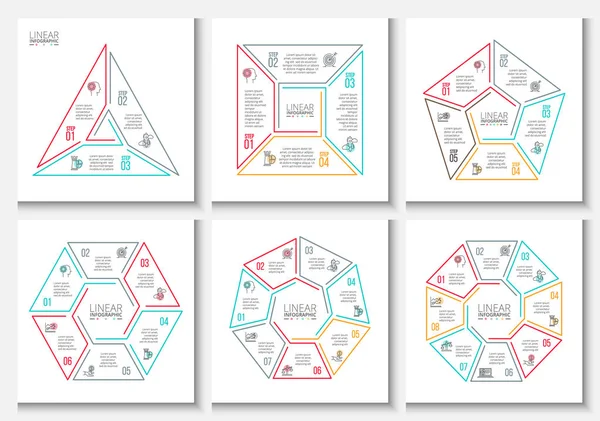 Conceito criativo para infográfico . —  Vetores de Stock