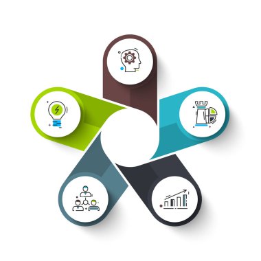 Creative Infographic konsepti.