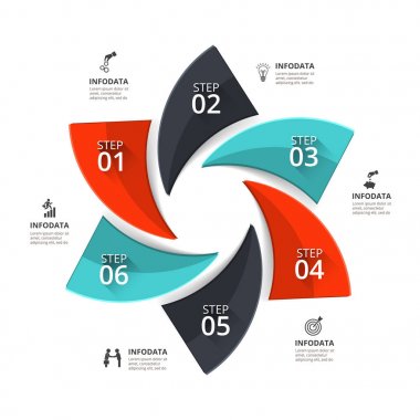 vektör Infographic öğesi.