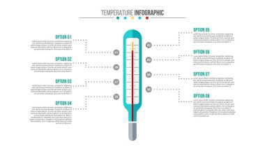 Vektör tıbbi ve sağlık Infographic.