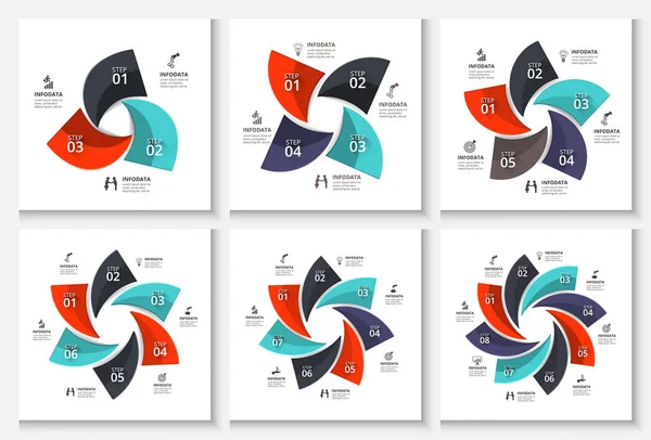 Infográfico abstrato vetorial . —  Vetores de Stock